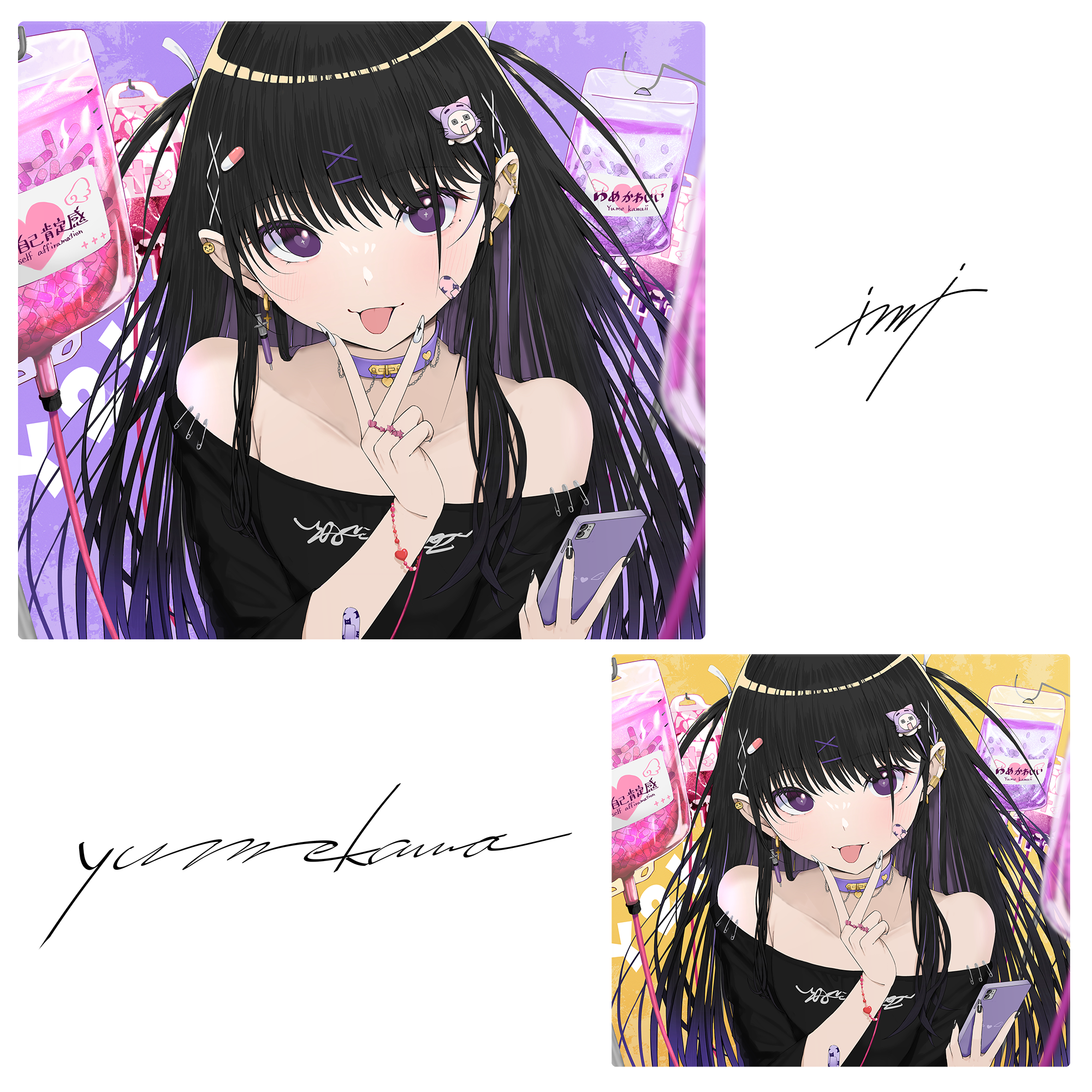 Yumekawa」イラストレーターimi ゲーミングガラスマウスパッド AIMPAD Yumekawa」イラストレーターimi ゲーミングガラスマウスパッド AIMPAD