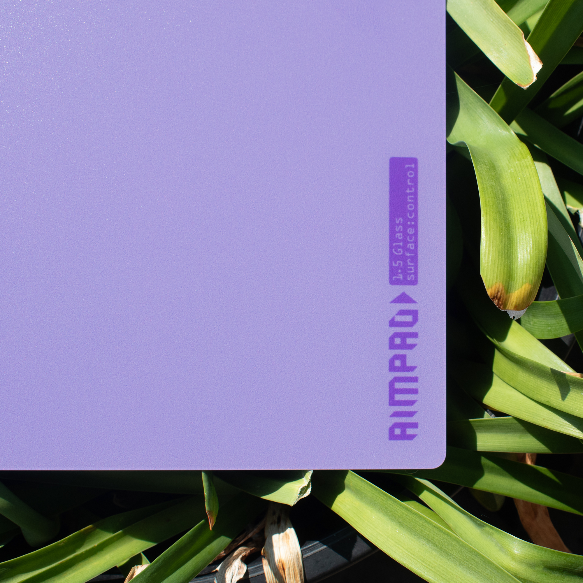 【500ｘ500】薄型ガラスマウスパッド-AIMPAD glass1.5