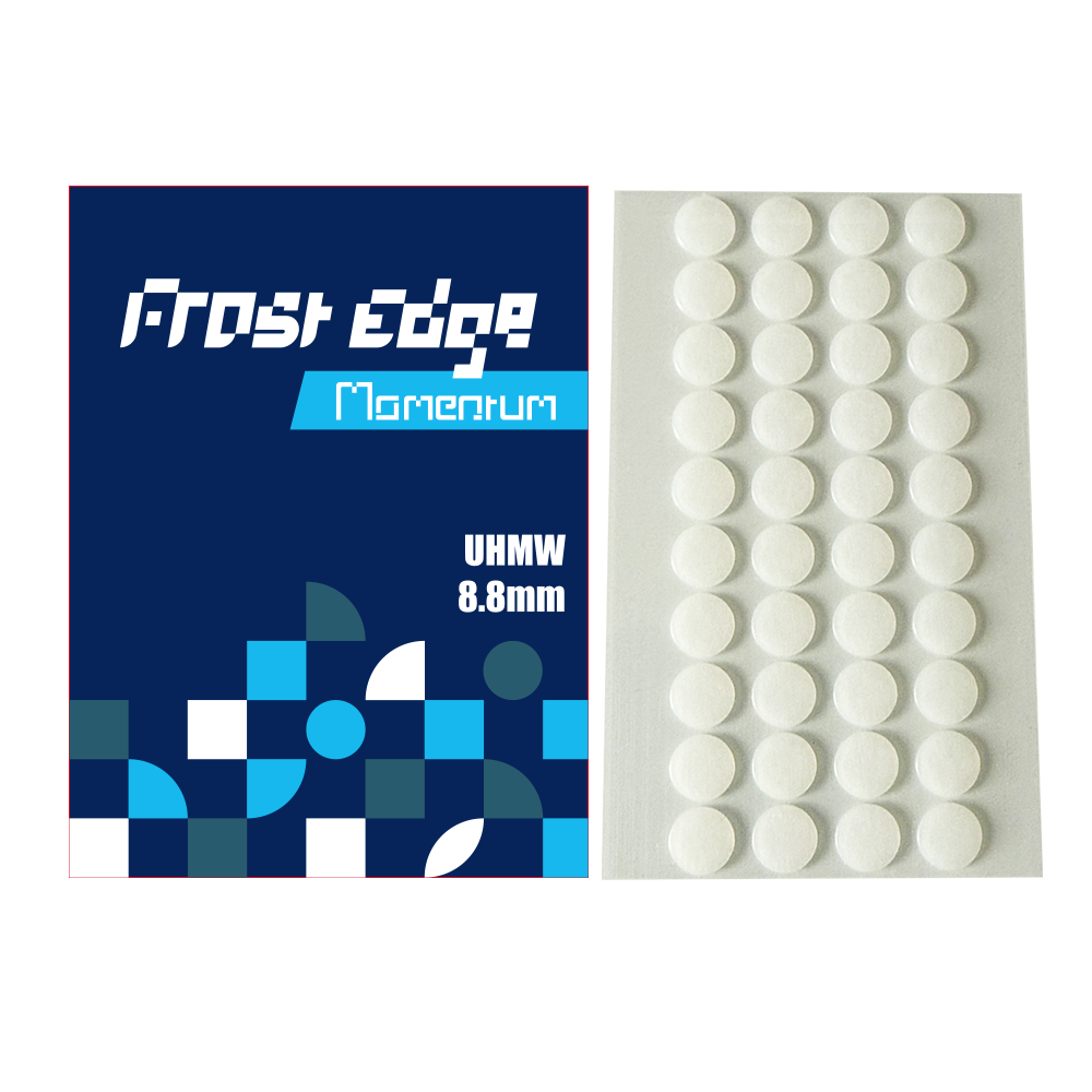 Frost Edge Dot 遊戲滑鼠墊，40 片裝 [UPE/UHMWPE 雙層結構]