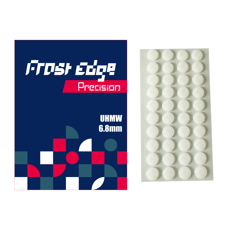 Frost Edge Dot 遊戲滑鼠墊，40 片裝 [UPE/UHMWPE 雙層結構]