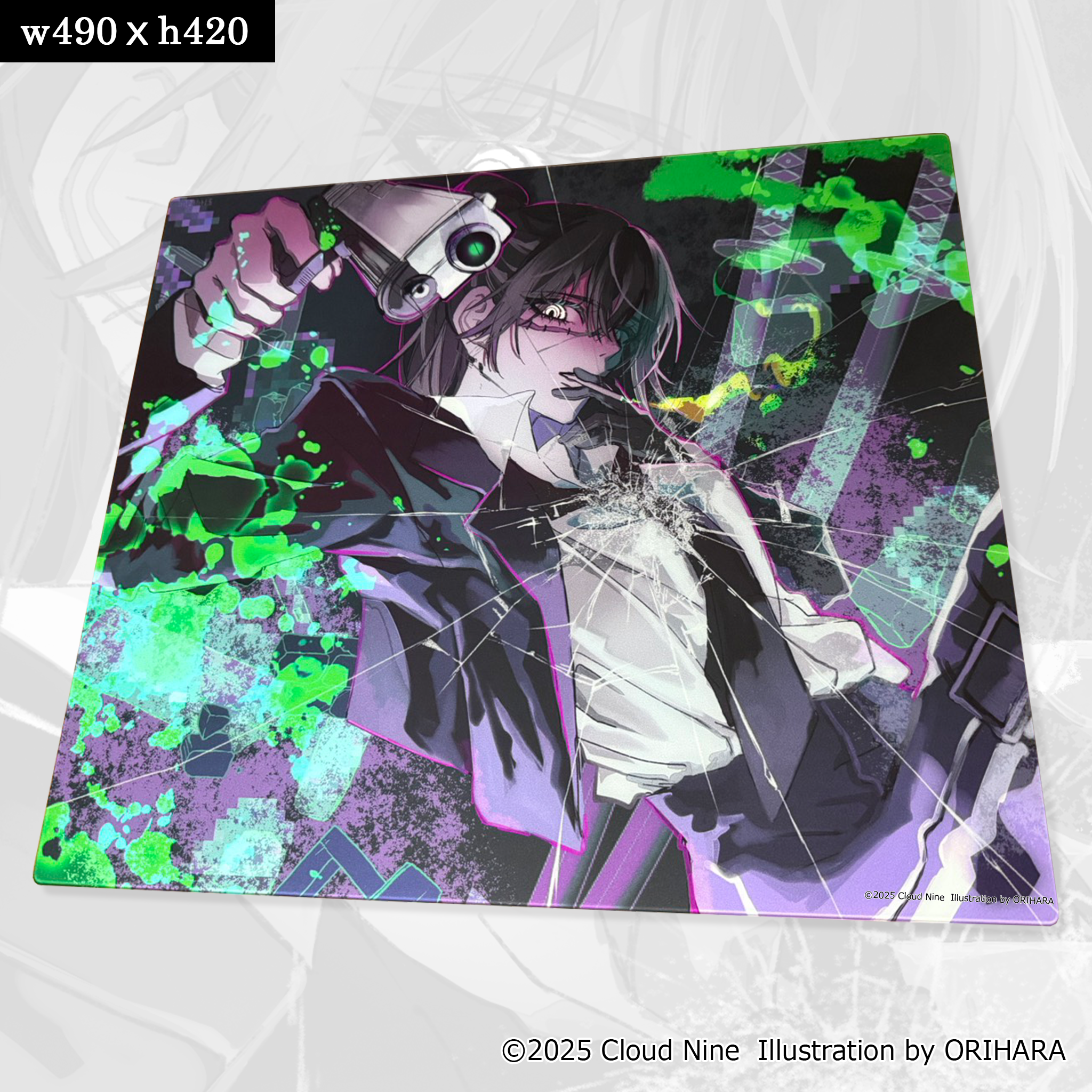 AIMPAD1.5 ORIHARA Edition ガラスマウスパッド | 限定コラボ アート AIMPAD1.5 ORIHARA Edition ガラスマウスパッド | 限定コラボ アート